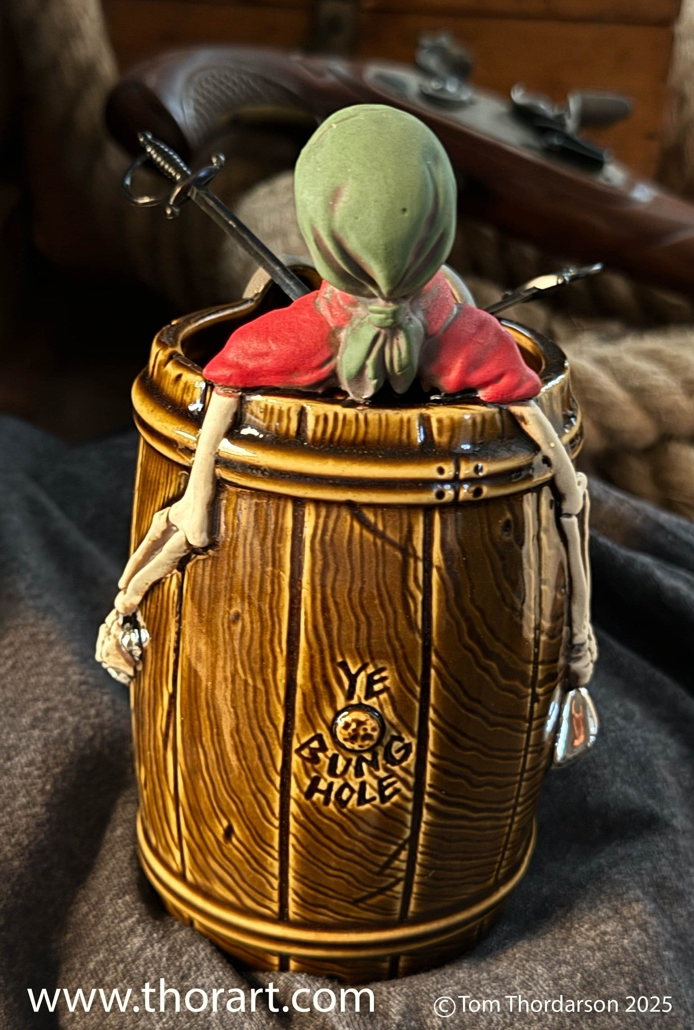 Pirate In Barrel Mug, Edition 2!