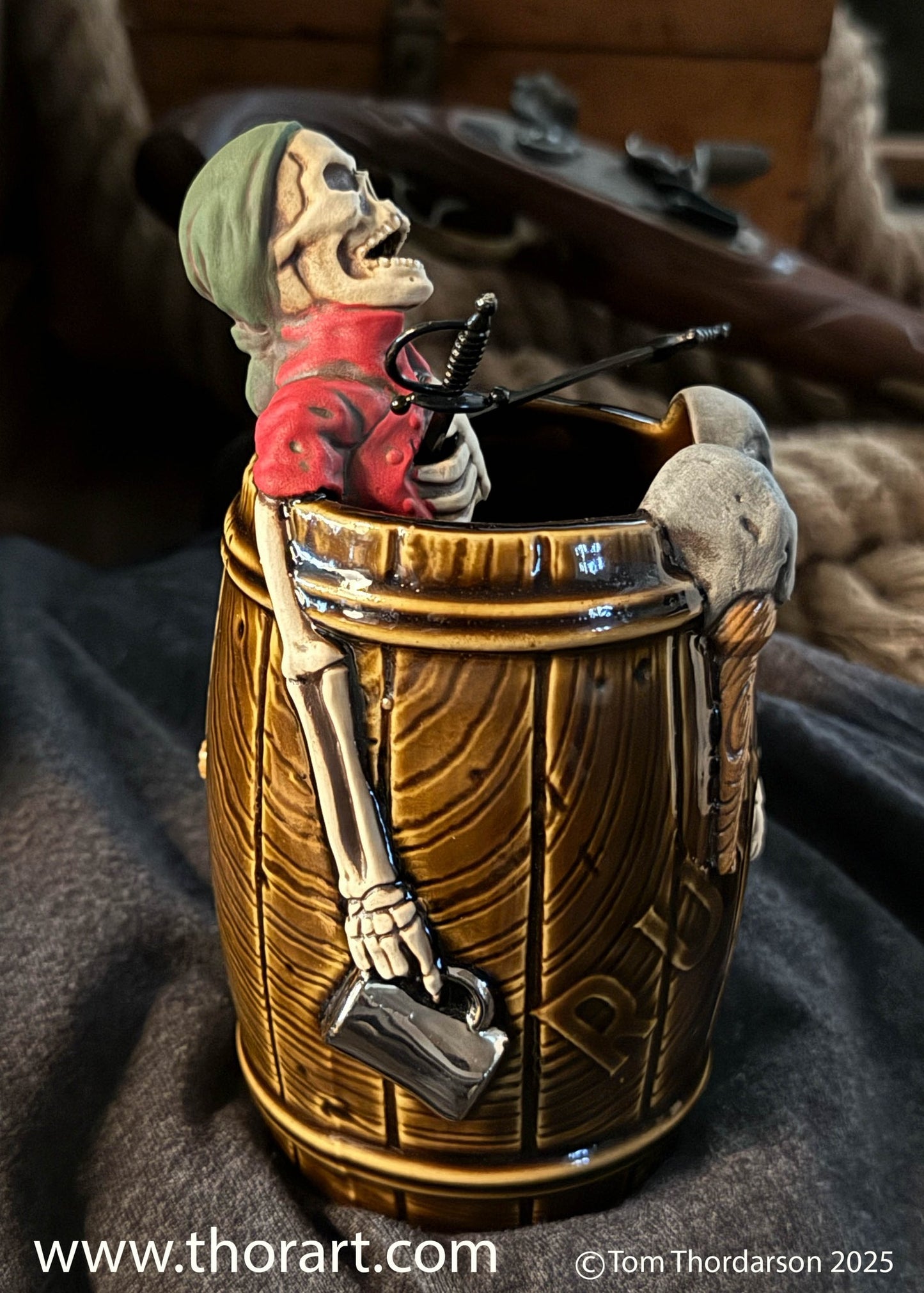Pirate In Barrel Mug, Edition 2!